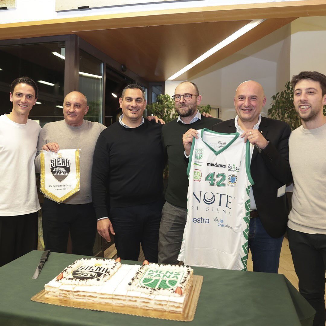 Il Siena Calcio e la Mens Sana Basket sono stati ospiti nel Drago 