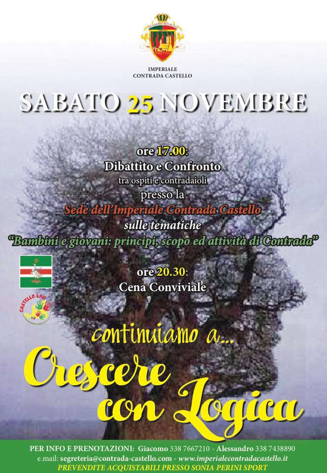 Il  25 novembre l'evento 