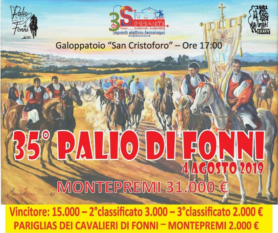 Palio di Fonni 2019: sucesso per Giuseppe Piccinnu