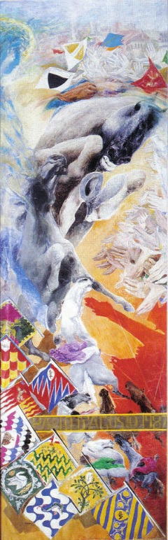 L'Arte del Palio: il Drappellone del 16 agosto 1987