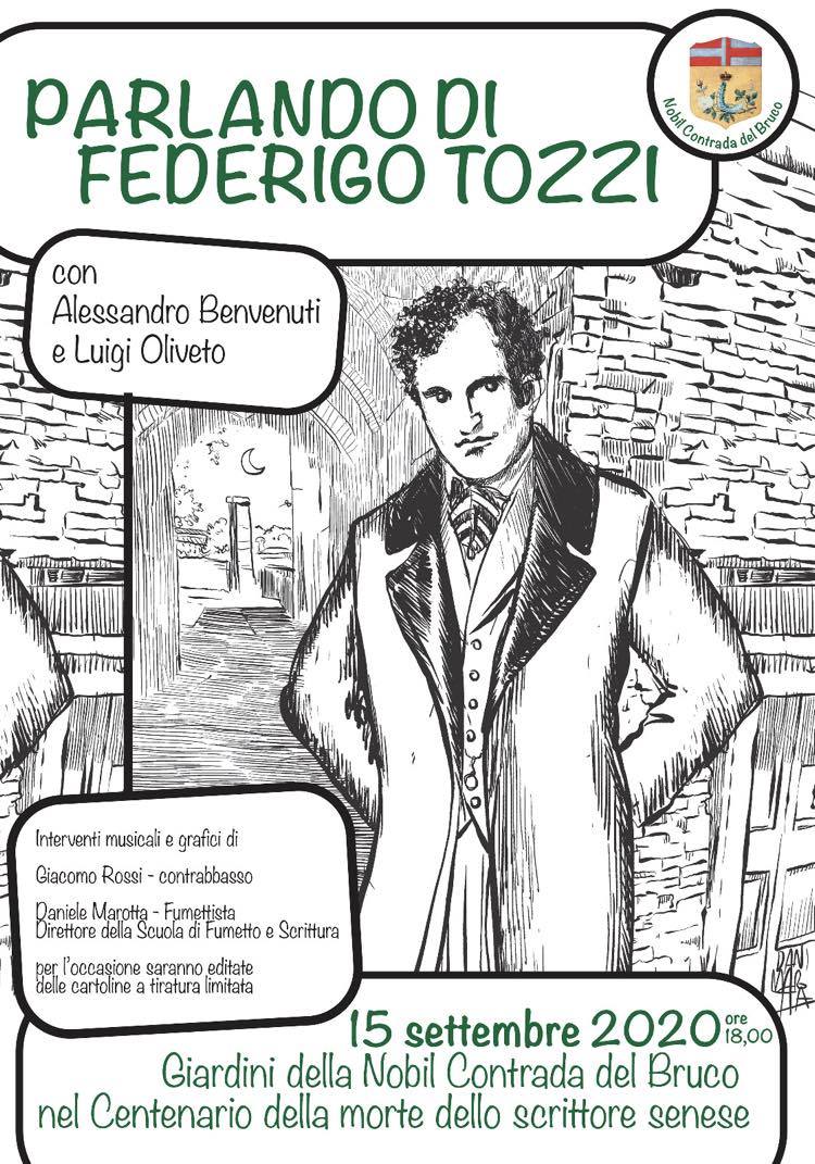 Bruco: il 15 settembre un evento dedicato a Federigo Tozzi