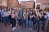 La fotogallery del flash mob con i giovani delle 17 contrade